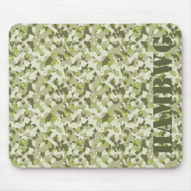 HAMbyWG - Mouse Pad - Green Camouflage Mousepad (Vorne)