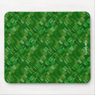 HAMbyWG - Mouse Pad - Modern Graphic Green Mousepad