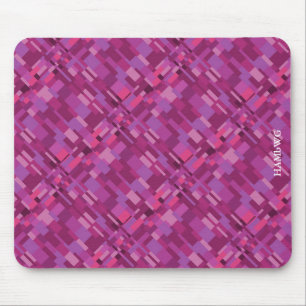HAMbyWG - Mouse Pad - Modern Graphic Pink Mousepad