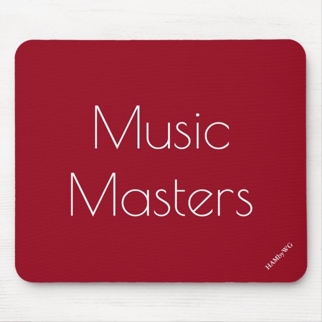 HAMbyWG - Mouse Pad - Music Masters Mousepad (Vorne)
