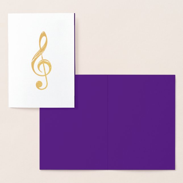 HAMbyWG Musical Note Folienkarte (Anzeige)