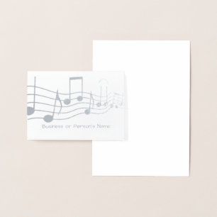 HAMbyWG Musik Grafik Personalisiert Folienkarte