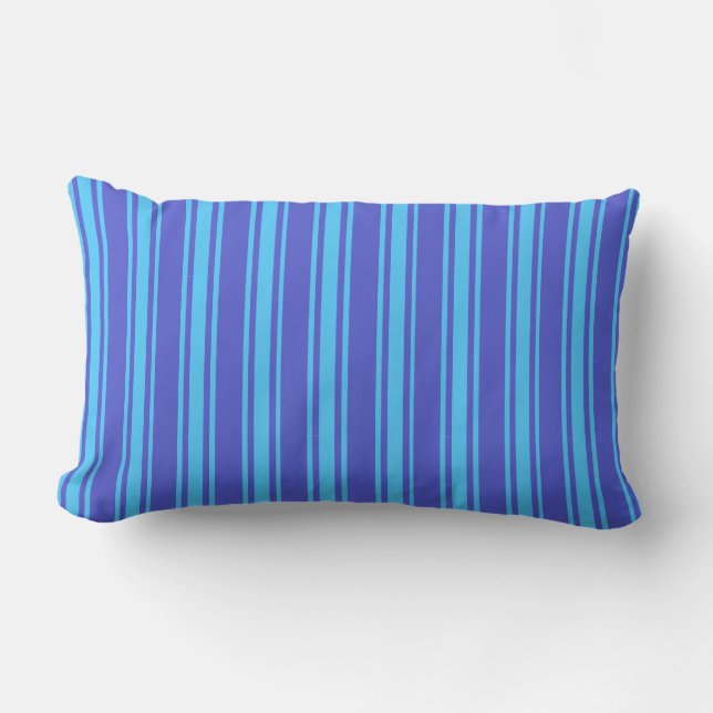 HAMbyWG - Outdoor Pillow - Blue on Blue Kissen Für Draußen (Vorderseite)