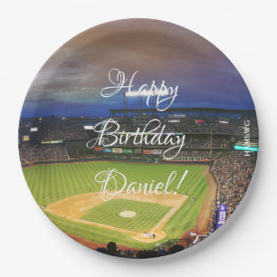 HAMbyWG - Paper Plate - Baseball Stadium Pappteller