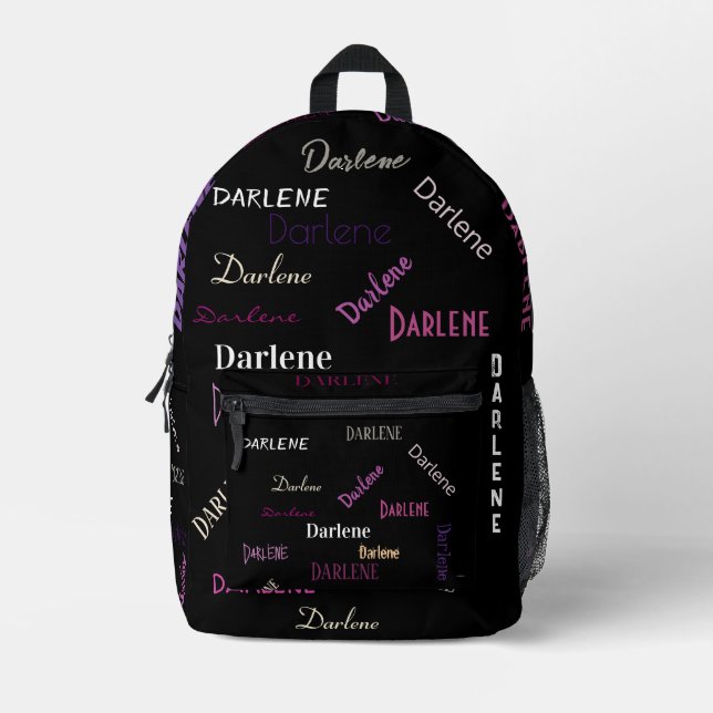 HAMbyWG, personalisierter Back-Pack Bedruckter Rucksack (Vorderseite)