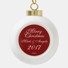 HAMbyWG - Personalizable Keramik Ball Ornament