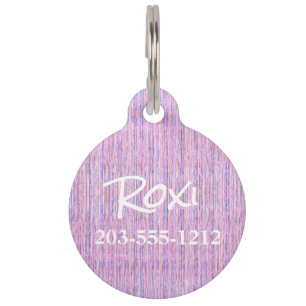 HAMbyWG - Pet Name Tag - Crayola Pink Haustiermarke