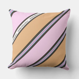 HAMbyWG Pillow - Large - Pink & Beige Kissen
