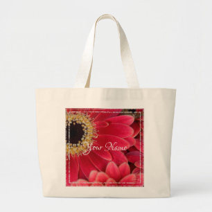 HAMbyWG Pink Gerber Daisy Jumbo Stoffbeutel