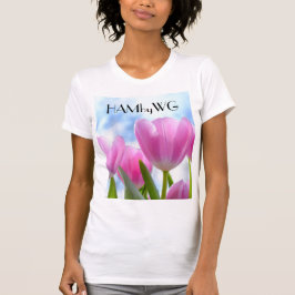 HAMbyWG - Pink Tulips T-Shirt