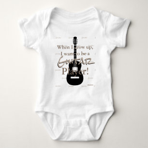 HAMbyWG - Romper, T - Shirt, Snap T - Gitarrenthem Baby Strampler