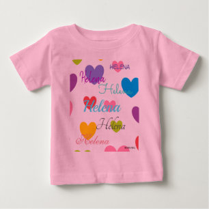 HAMbyWG - Shirt mit farbigen Namen und Herz