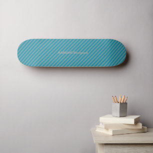 HAMbyWG - Skateboard - Aqua Streifen