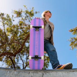 HAMbyWG - Skateboard - True Pink & Blue Soft