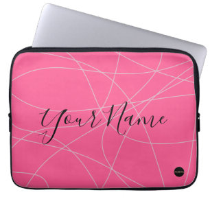 HAMbyWG - "Squiggle"-Design in beliebiger Farbe Laptopschutzhülle