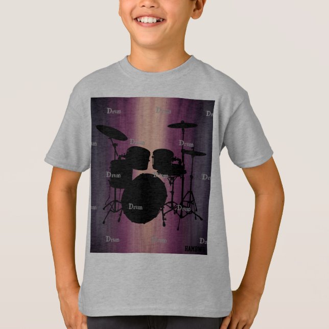 HAMbyWG - T Shirt - Amethyst - Trommeln (Vorderseite)