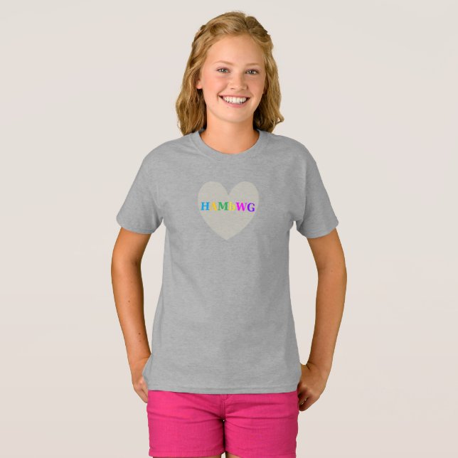 HAMbyWG - T - Shirt - Herz-Lungen-Logo - Blau (Vorne ganz)