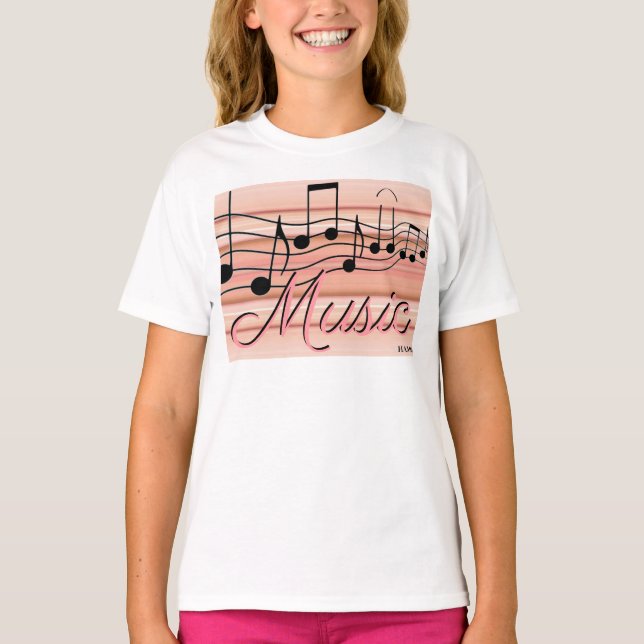 HAMbyWG - T Shirt - Rosa - Musik (Vorderseite)