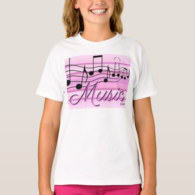 HAMbyWG - T Shirt - Rosa - Musik (Vorderseite)