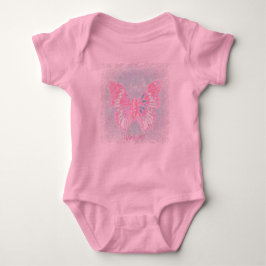 HAMbyWG - T - Shirt - Rosa Schmetterling