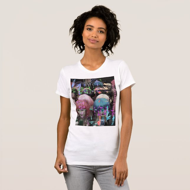 HAMbyWG - T - Shirt von Frauen - Wigs (Vorne ganz)