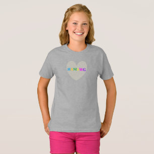 HAMbyWG - T-Shirts - Herz mit Logo - Blau