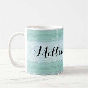 HAMbyWG - Tasse des Kaffees - Aqua Gradient w Name