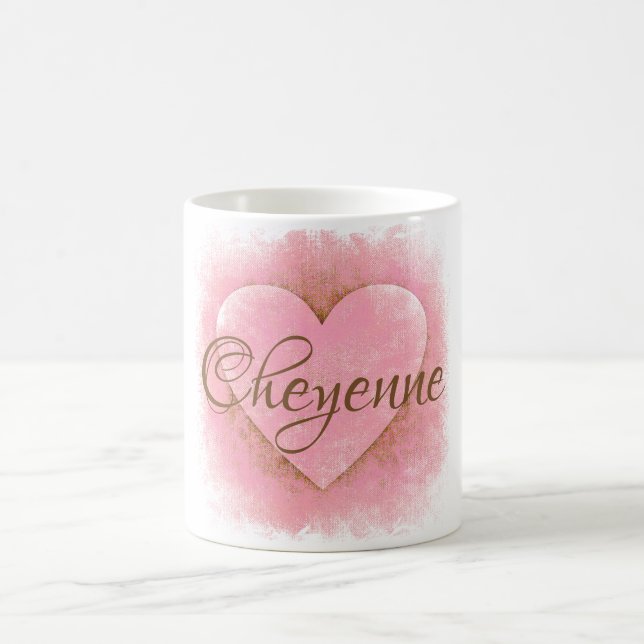 HAMbyWG - Tasse des Kaffees - Rosa Herz (Mittel)