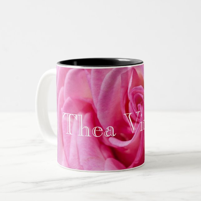 HAMbyWG - Tasse des Kaffees - Rosa Name (Vorderseite Links)