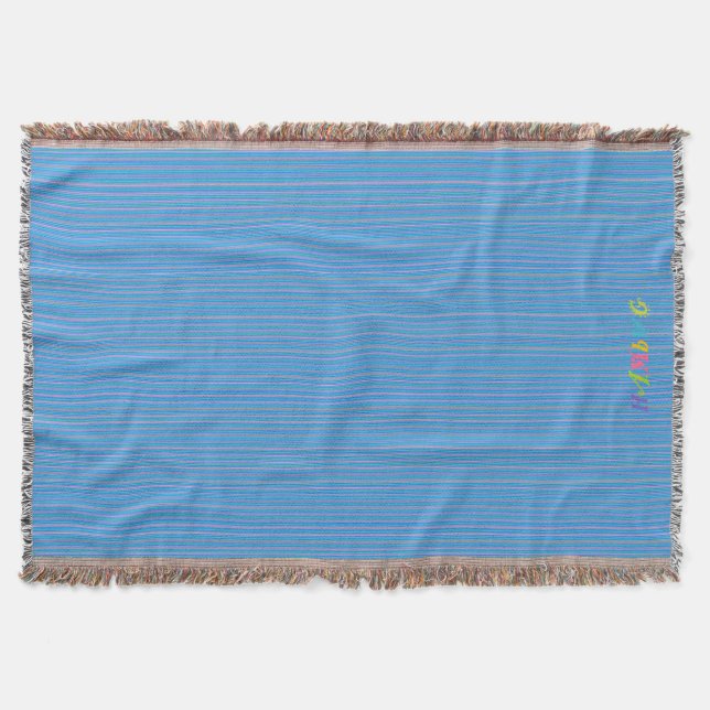 HAMbyWG - Throw Blanket - Play Sky Blue w Logo Decke (Vorderseite)