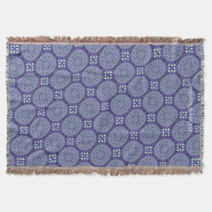 HAMbyWG - Throw Blanket - Violett-Mandalase Decke