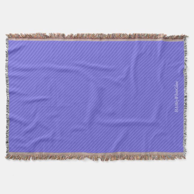 HAMbyWG - Throw Blanket - Zwei/Tone Lila Decke (Vorderseite)