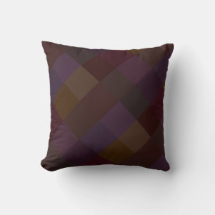 HAMbyWG - Throw Kissen 16x16 - Braune Palette