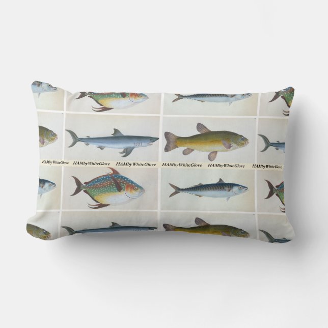 HAMbyWG - Throw Kissen - Vier Fische (Vorderseite)