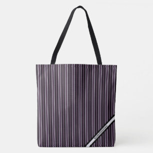 HAMbyWG - Tragetaschen - Amethyst Streifen mit Lo