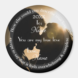 HAMbyWG - True Love Custom Foto Button Magnet