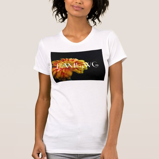 HAMbyWG Yellow-Orange Gerber Daisy T-Shirt (Vorderseite)