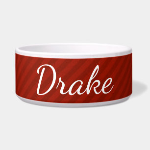 HAMbyWhiteGlove - Dog Food Bowl - Red/Red Napf