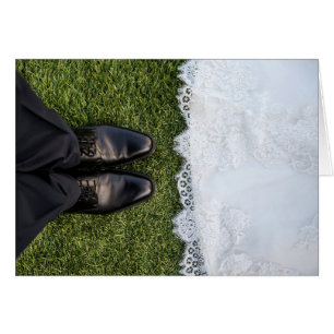HAMbyWhiteGlove - Karte - Bride & Groom's Feet