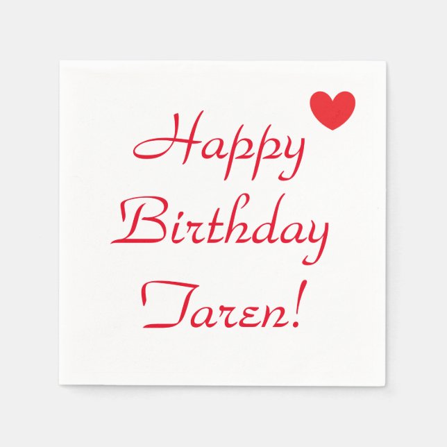 HAMbyWhiteGlove - Paper Napkin - Golfing Serviette (Vorderseite)