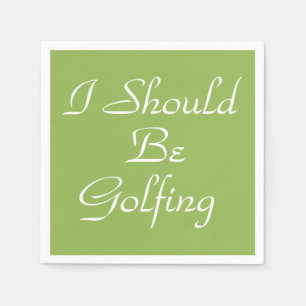 HAMbyWhiteGlove - Paper Napkin - Golfing Serviette