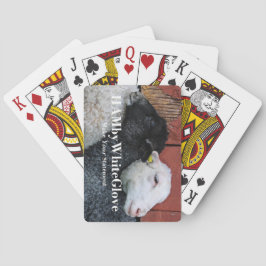 HAMbyWhiteGlove - Spielkarten - Schwarz & Weiß