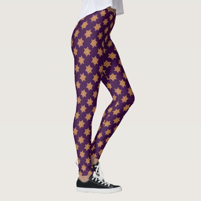 Hamentashen Davidsstern Leggings (Rechts)