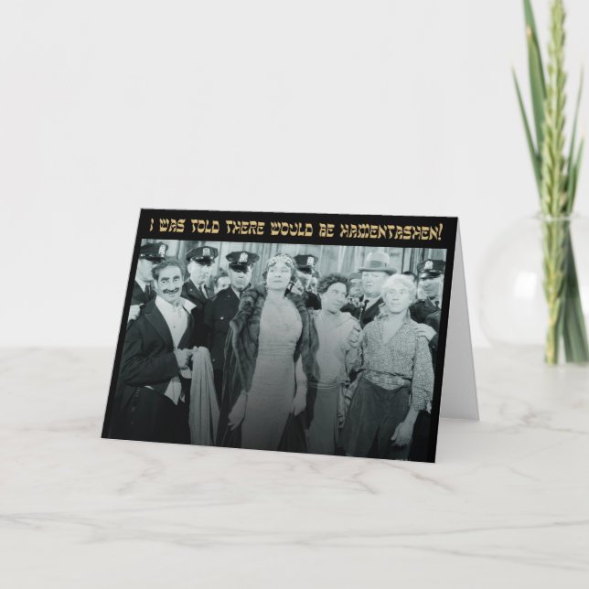 Hamentashen I was told Purim Card Karte (Vorderseite)