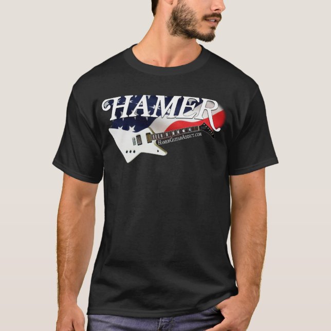 Hamer weißer Standard T-Shirt (Vorderseite)