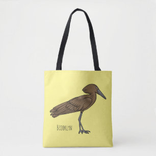 Hamerkop-Vogel-Cartoon-Illustration 