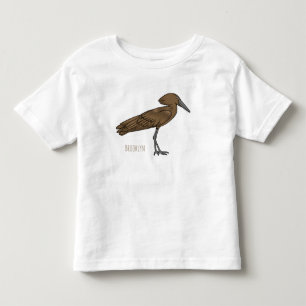 Hamerkop Vogel Cartoon Illustration Kleinkind T-shirt