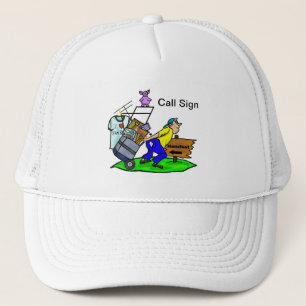 Hamfest Ham Radio Customizable Trucker Hat Truckerkappe