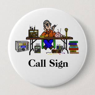 Hamfest Verkäufer-Amateurfunk-Knopf fertigen es Button