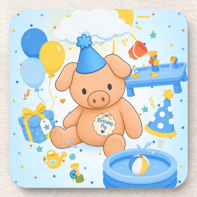 Hamhocks Splashtastic!-Geschichtsbuch-Party-Unters Getränkeuntersetzer (Vorderseite)